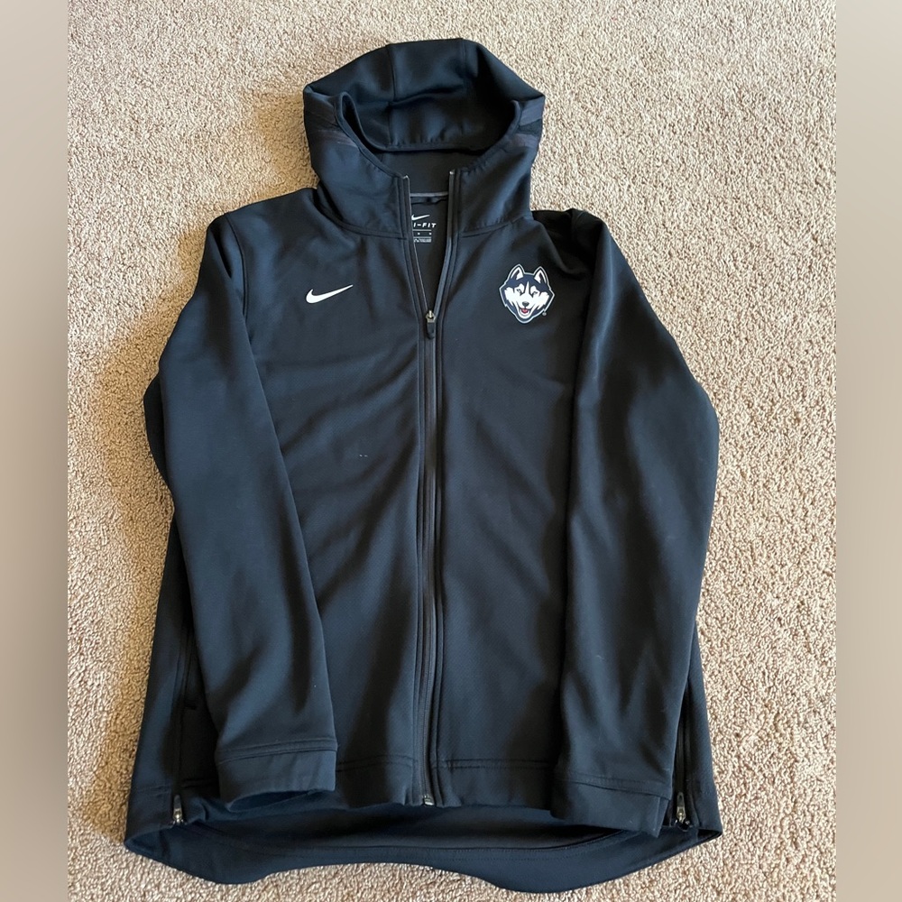 Nike Black Full-Zip Jacket with Emblem